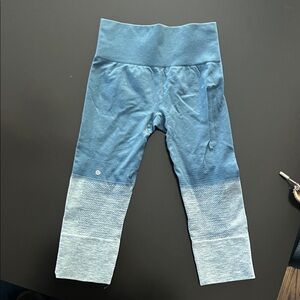 Lululemon Athletica Blue Capris